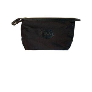 The Art Of Shaving Black Nylon Travel Toiletry Bag With Zipper Closure For Mens